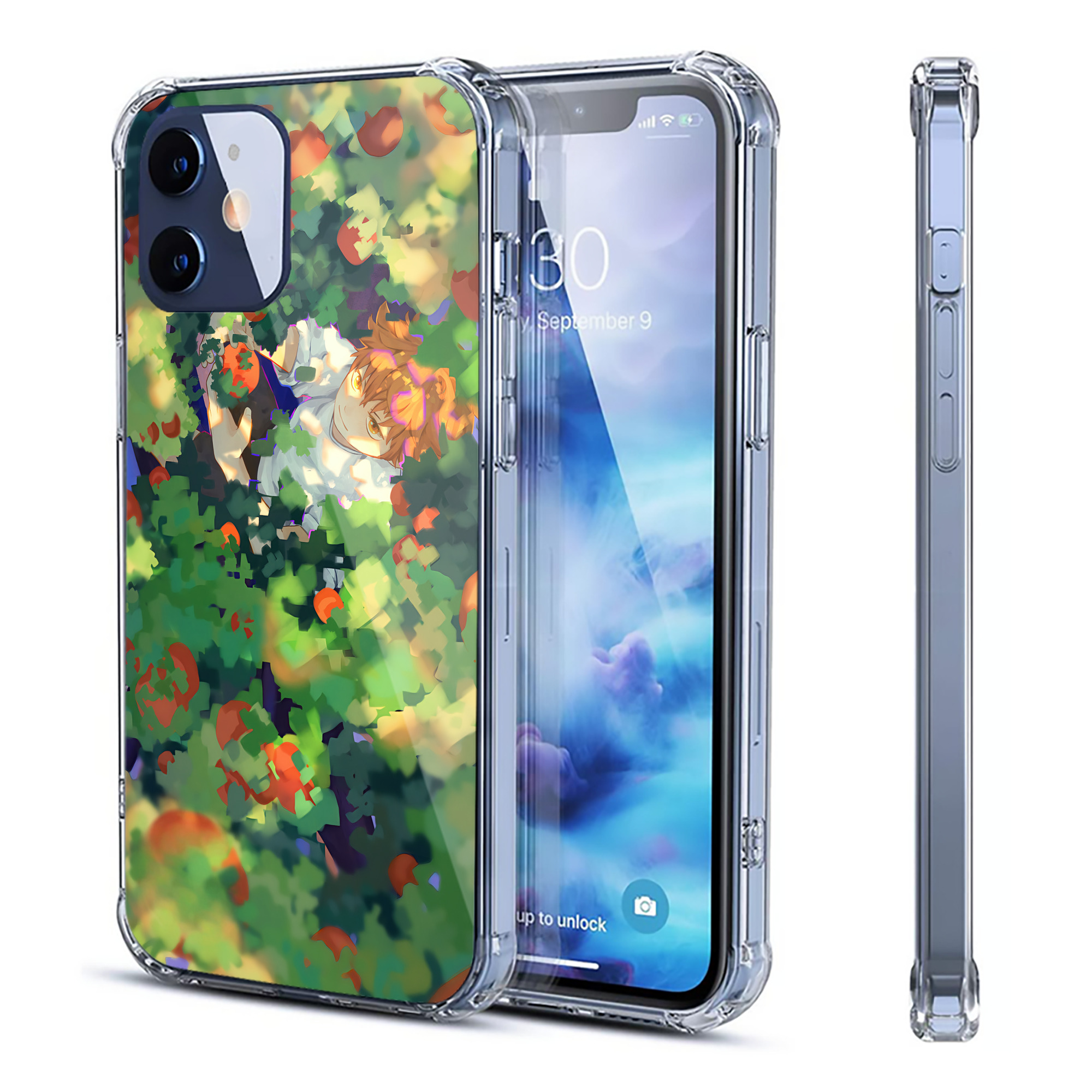 （画像用） ハイキュー!! Haikyu!! 【iPhone 12シリーズ対応】透明スマホケース（クリアソフトケース）